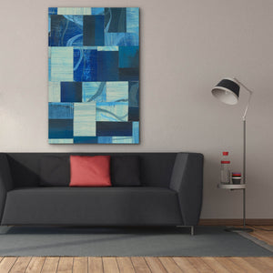 'Denim Blocks II' by Regina Moore, Canvas Wall Art,40x60