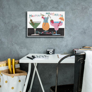 'Mix Me A Drink Collection A' by Regina Moore, Canvas Wall Art,18 x 12