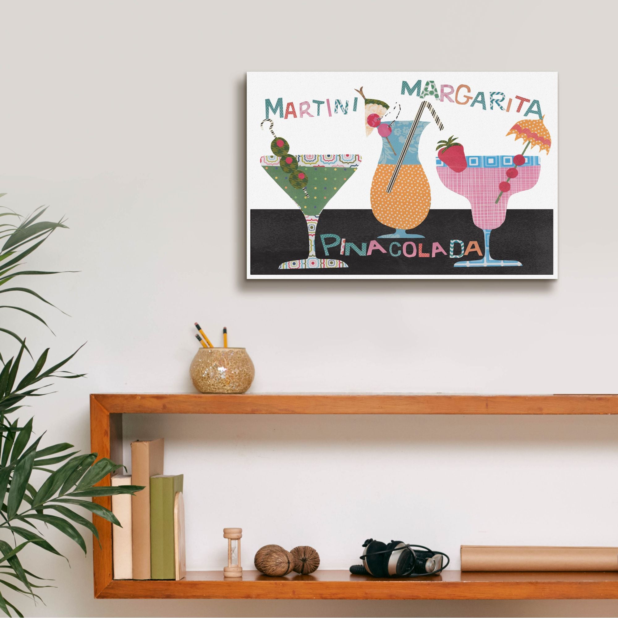 'Mix Me A Drink Collection A' by Regina Moore, Canvas Wall Art,18 x 12