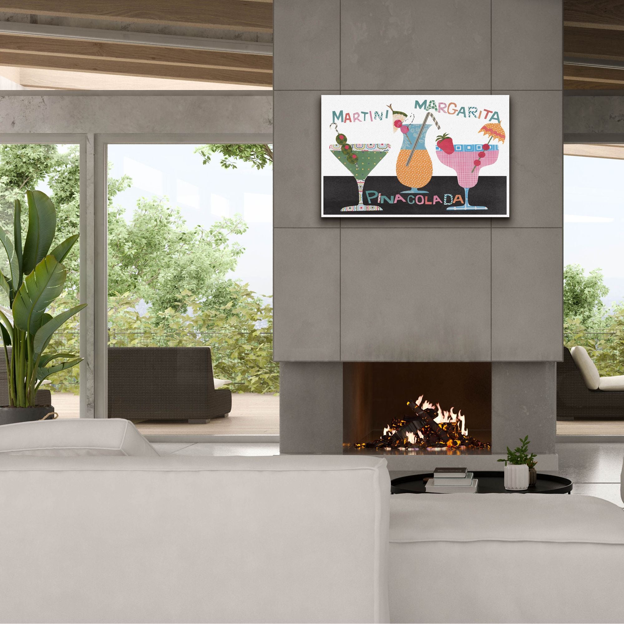 'Mix Me A Drink Collection A' by Regina Moore, Canvas Wall Art,40x26