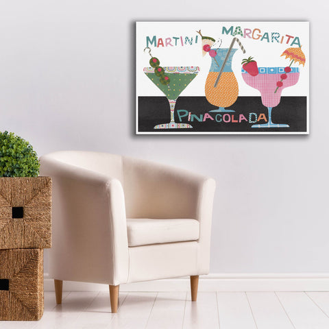 Image of 'Mix Me A Drink Collection A' by Regina Moore, Canvas Wall Art,40x26