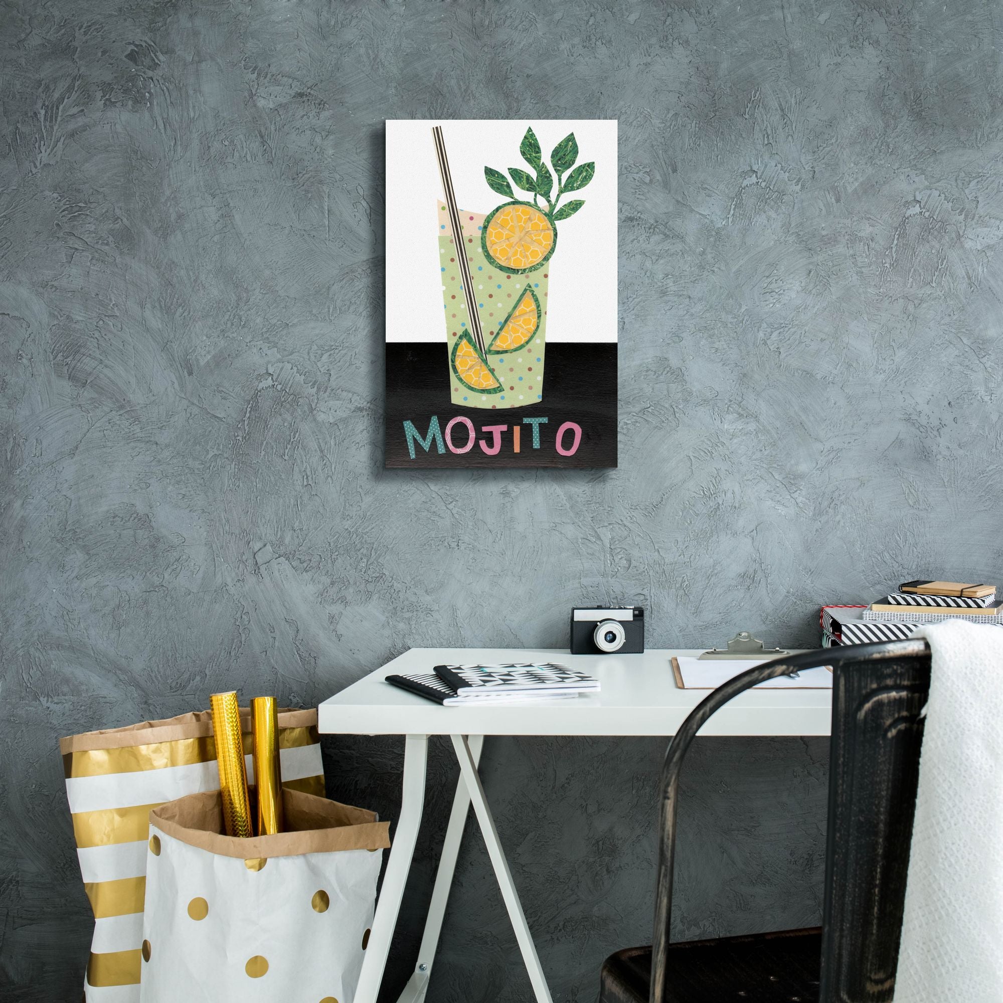 'Mix Me A Drink Collection B' by Regina Moore, Canvas Wall Art,12 x 18