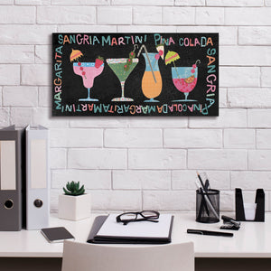 'Mix Me A Drink Collection D' by Regina Moore, Canvas Wall Art,24 x 12