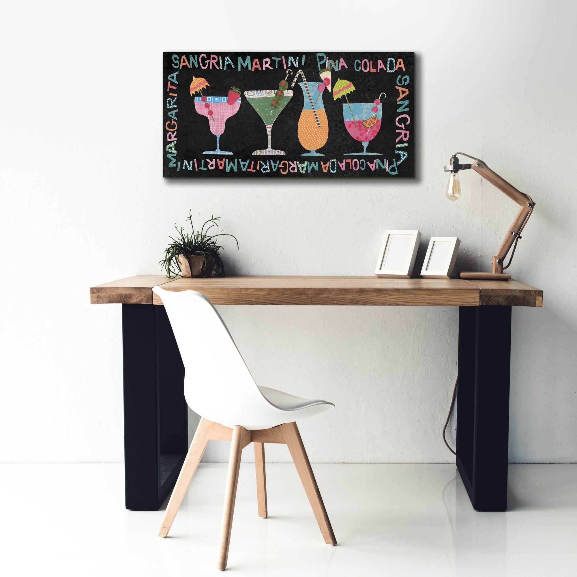 'Mix Me A Drink Collection D' by Regina Moore, Canvas Wall Art,40x20