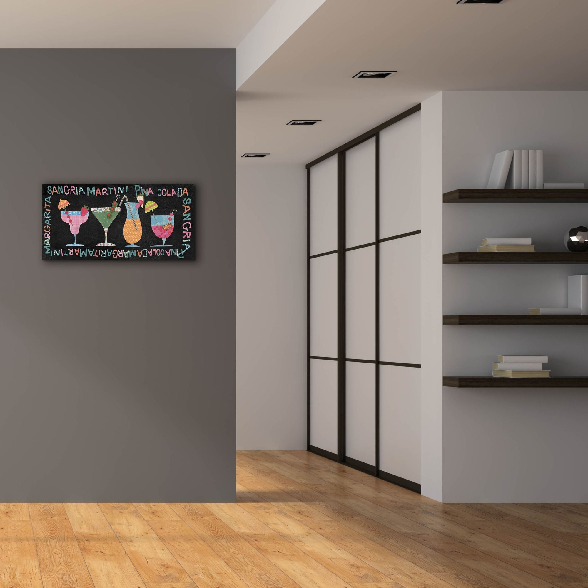 'Mix Me A Drink Collection D' by Regina Moore, Canvas Wall Art,40x20