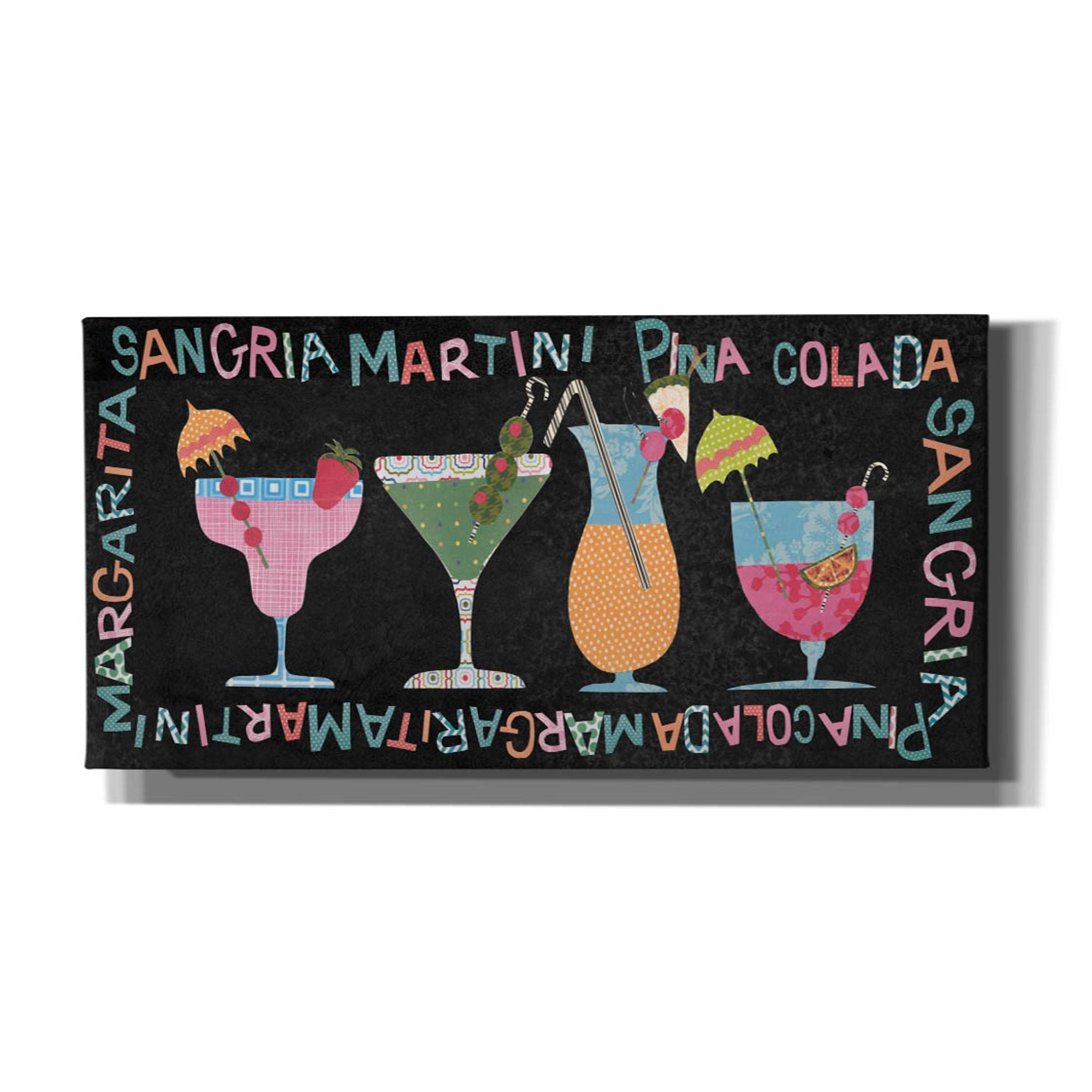 'Mix Me A Drink Collection D' by Regina Moore, Canvas Wall Art