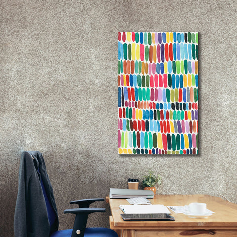 Image of 'Rainbow Marks I' by Regina Moore, Canvas Wall Art,26x40
