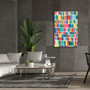 'Rainbow Marks I' by Regina Moore, Canvas Wall Art,40x60