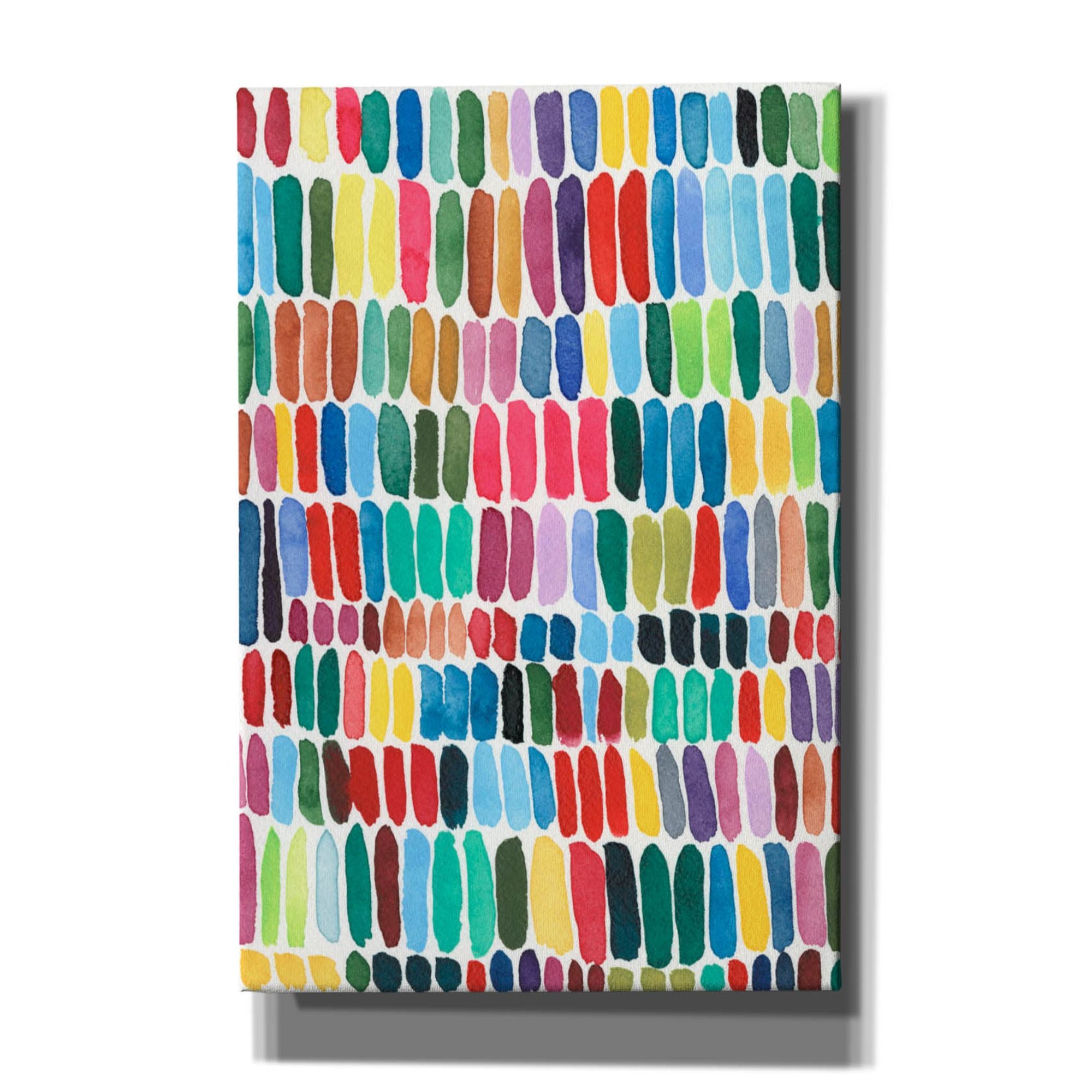 'Rainbow Marks I' by Regina Moore, Canvas Wall Art