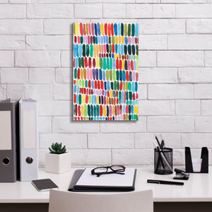 'Rainbow Marks II' by Regina Moore, Canvas Wall Art,12 x 18