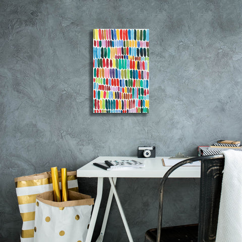 Image of 'Rainbow Marks II' by Regina Moore, Canvas Wall Art,12 x 18