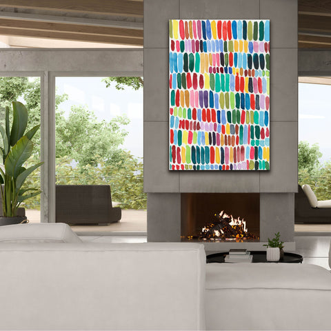 Image of 'Rainbow Marks II' by Regina Moore, Canvas Wall Art,40x60