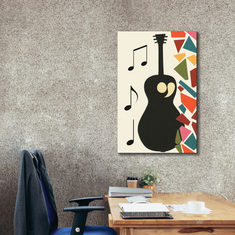 Image of 'Cut Paper Instruments Collection B' by Regina Moore, Canvas Wall Art,26x40