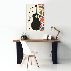'Cut Paper Instruments Collection B' by Regina Moore, Canvas Wall Art,26x40