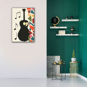 'Cut Paper Instruments Collection B' by Regina Moore, Canvas Wall Art,26x40