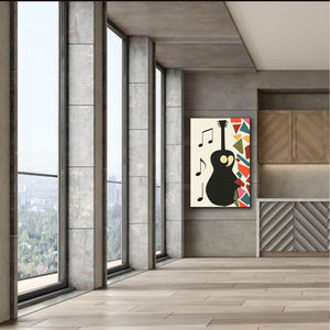 'Cut Paper Instruments Collection B' by Regina Moore, Canvas Wall Art,40x60