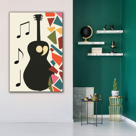 Image of 'Cut Paper Instruments Collection B' by Regina Moore, Canvas Wall Art,40x60