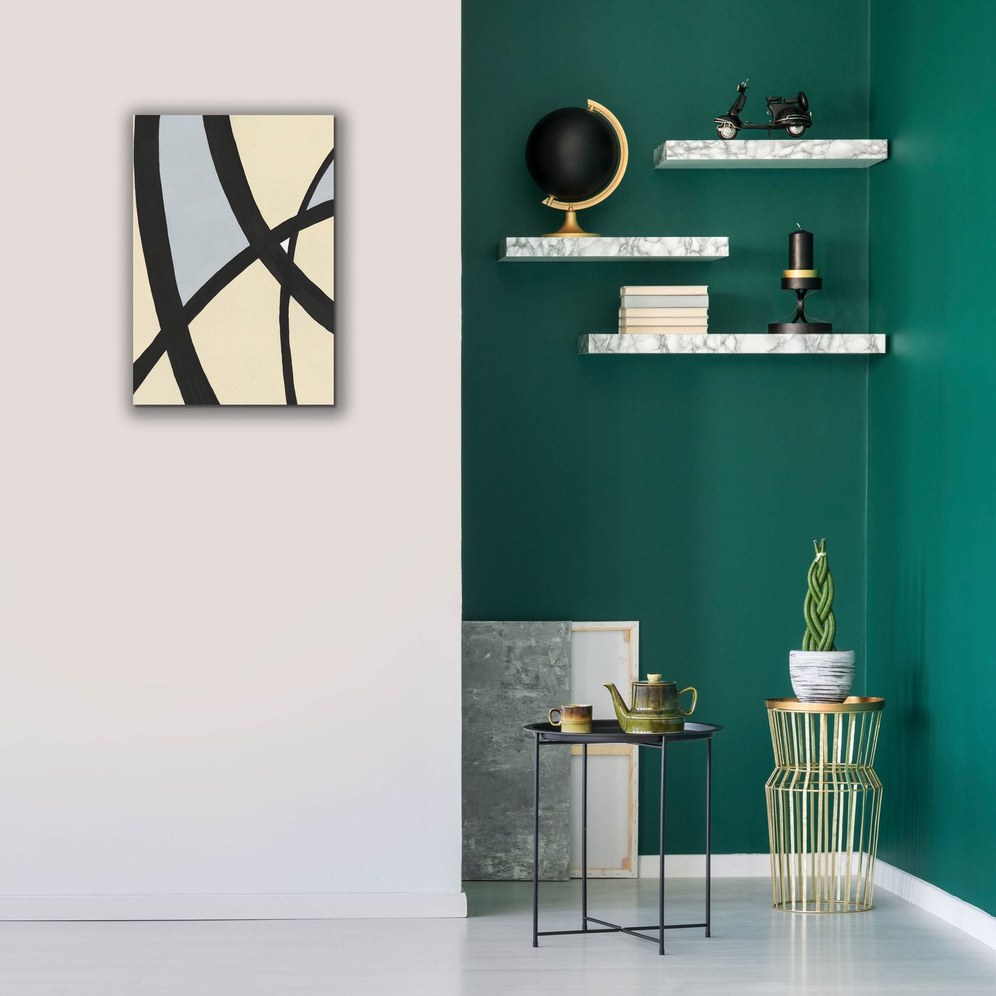 'Serene Labyrinth I' by Regina Moore, Canvas Wall Art,18 x 26