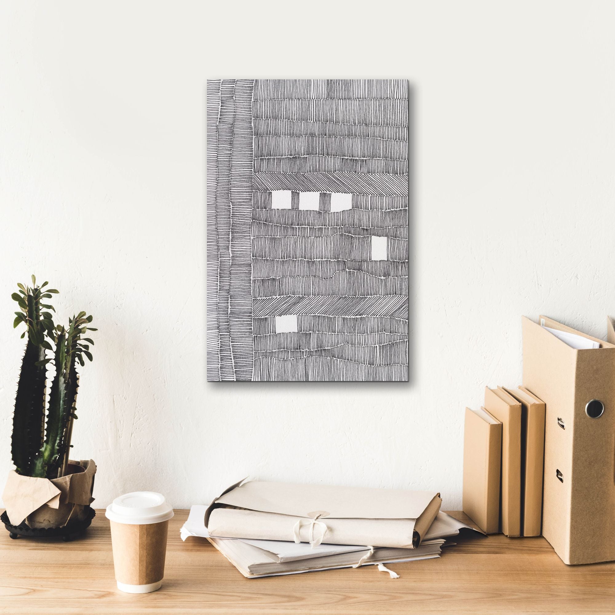 'Tedious I' by Regina Moore, Canvas Wall Art,12 x 18