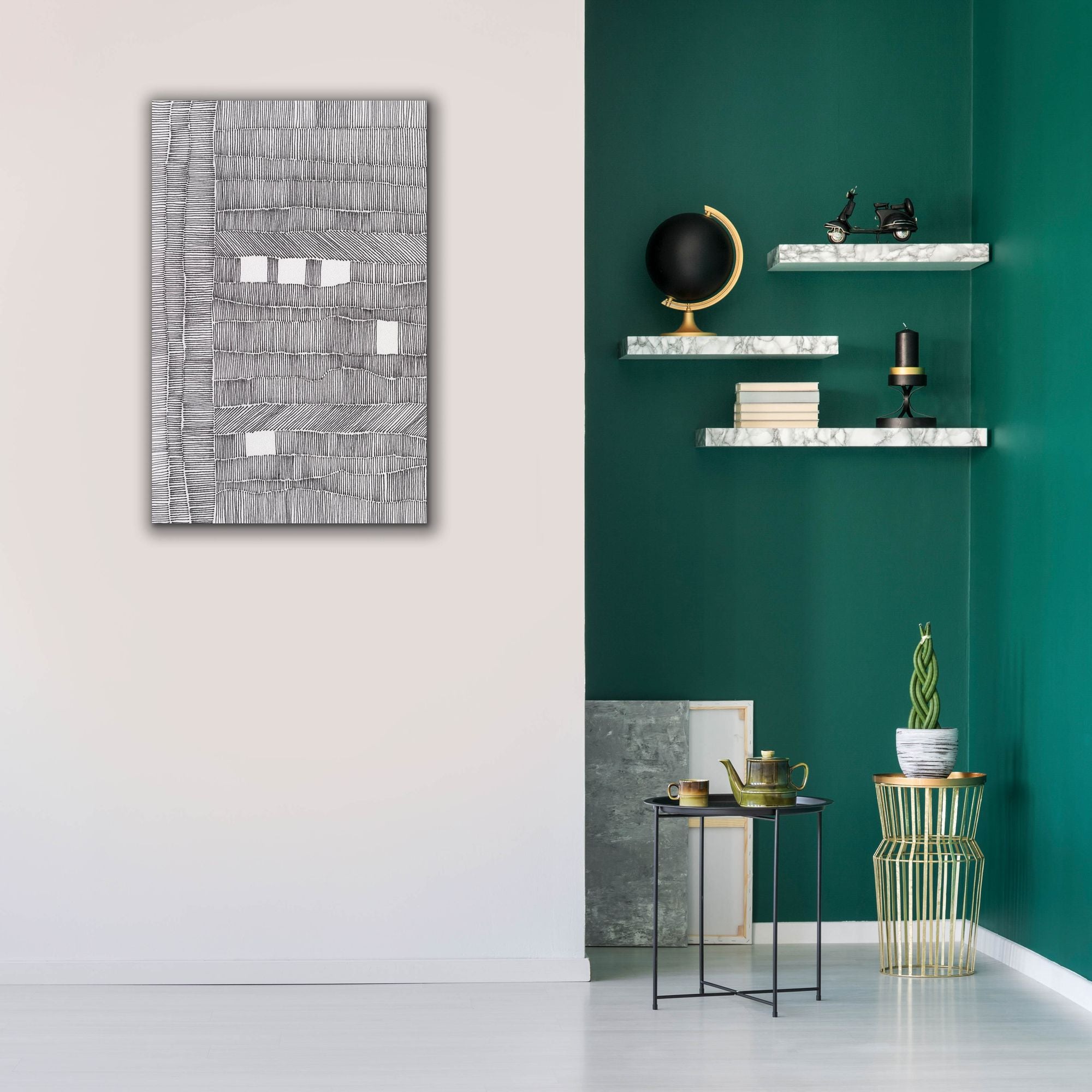 'Tedious I' by Regina Moore, Canvas Wall Art,26x40