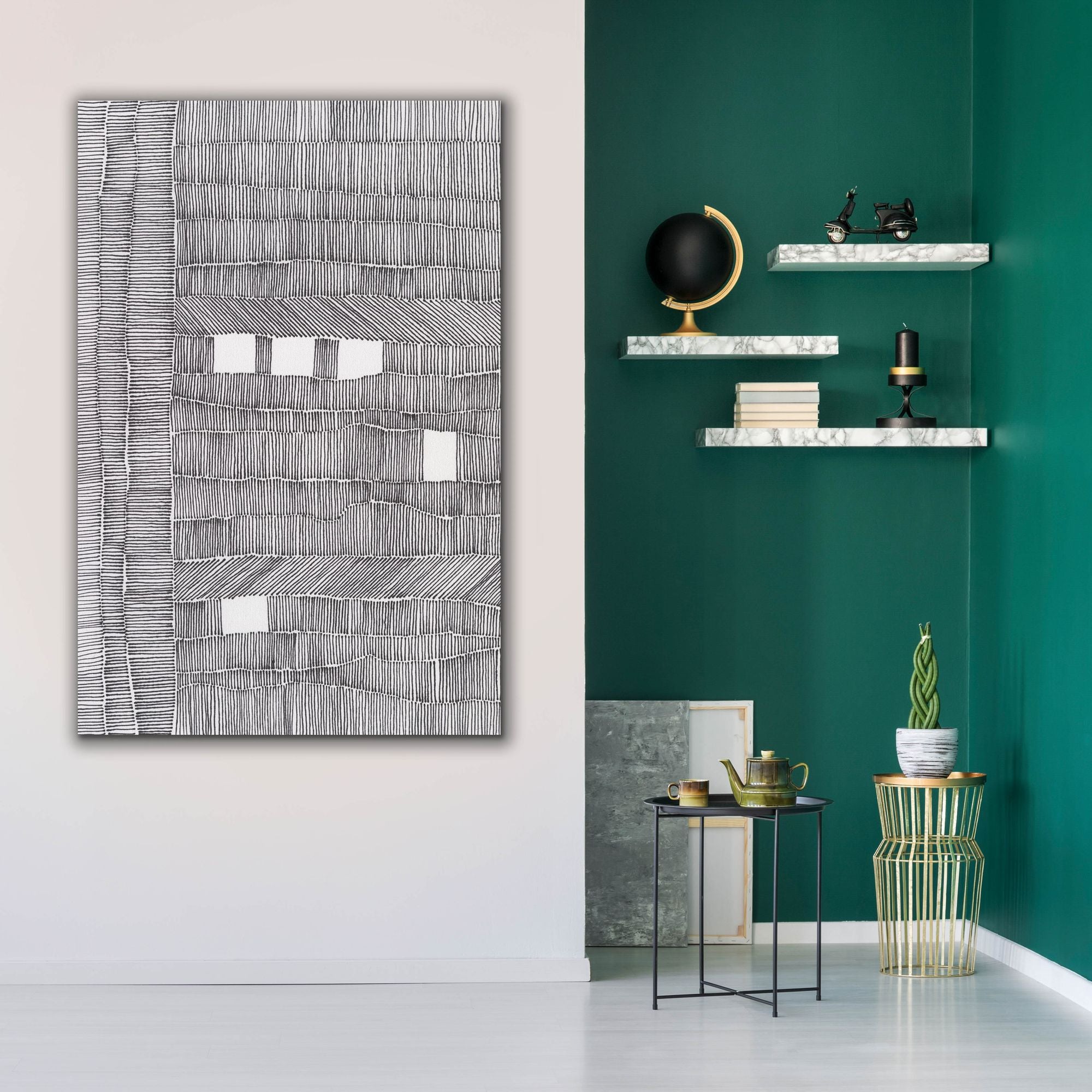 'Tedious I' by Regina Moore, Canvas Wall Art,40x60