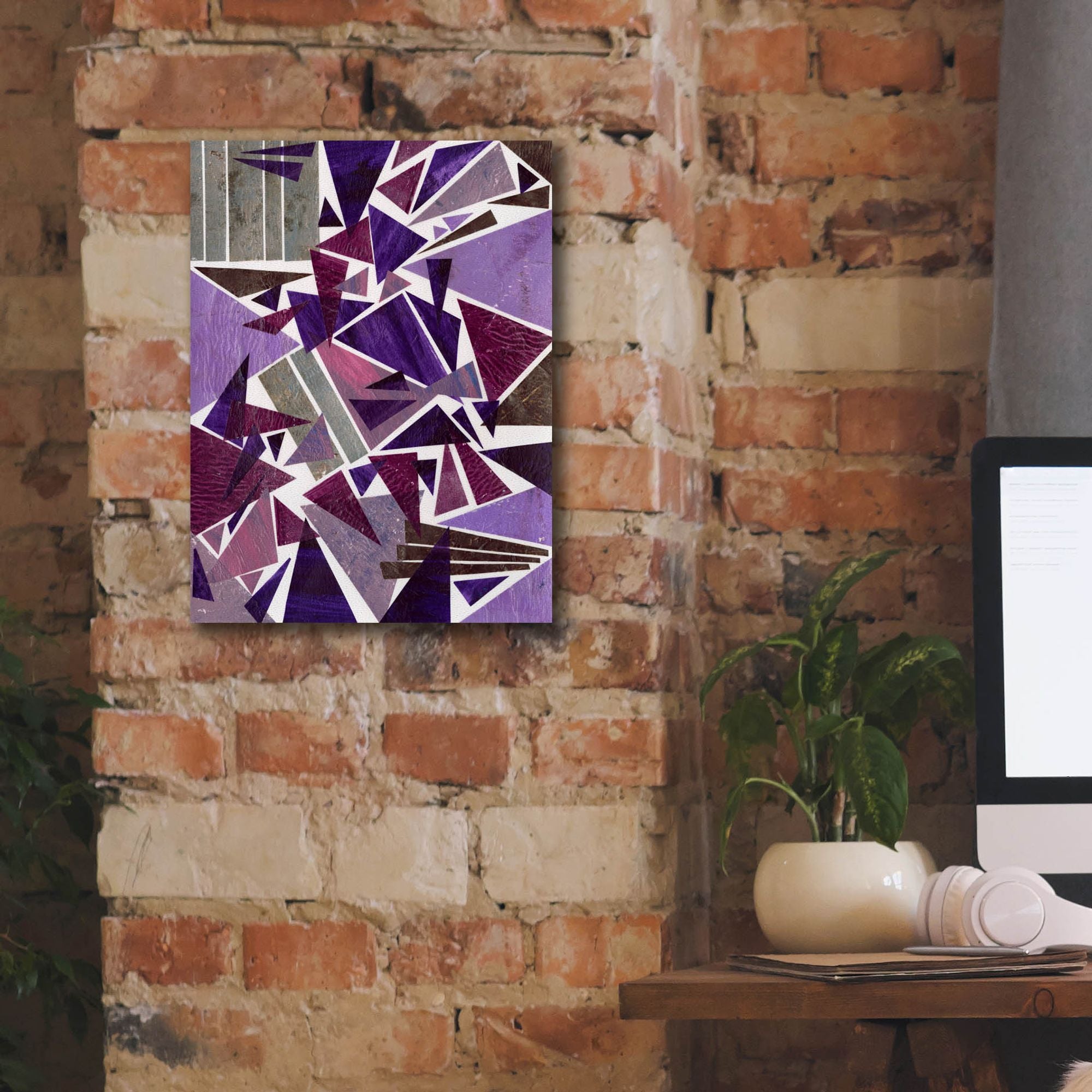 'Purple Dream I' by Regina Moore, Canvas Wall Art,12 x 16