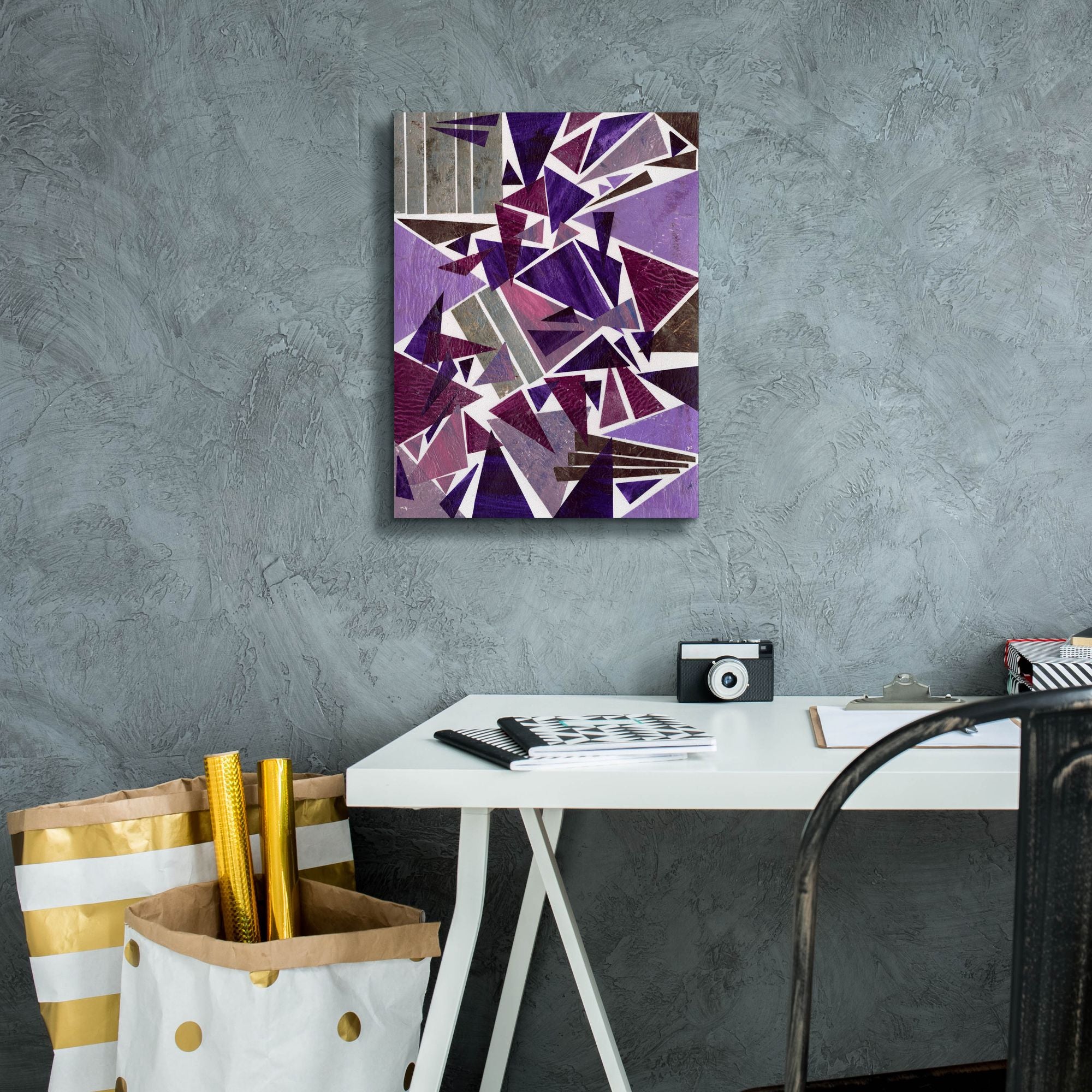 'Purple Dream I' by Regina Moore, Canvas Wall Art,12 x 16