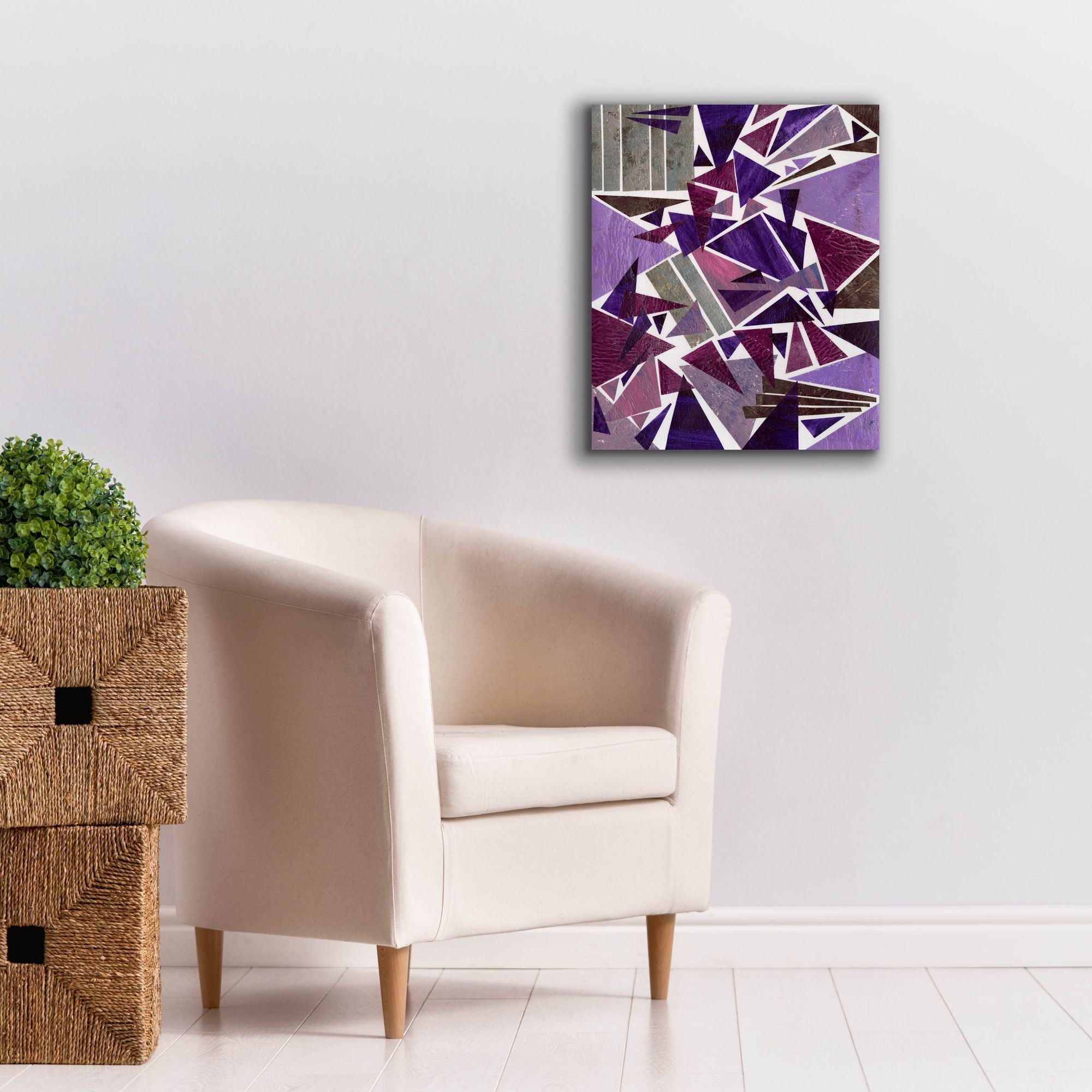 'Purple Dream I' by Regina Moore, Canvas Wall Art,20 x 24