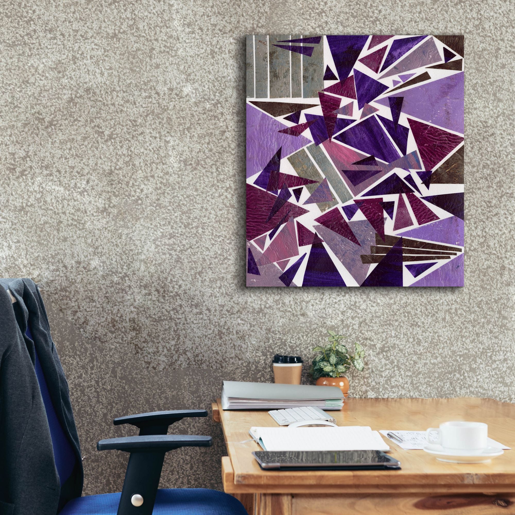 'Purple Dream I' by Regina Moore, Canvas Wall Art,26x30