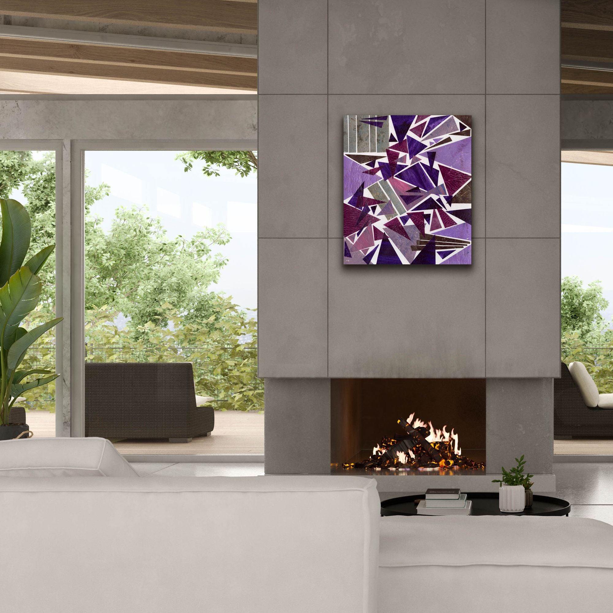 'Purple Dream I' by Regina Moore, Canvas Wall Art,26x30