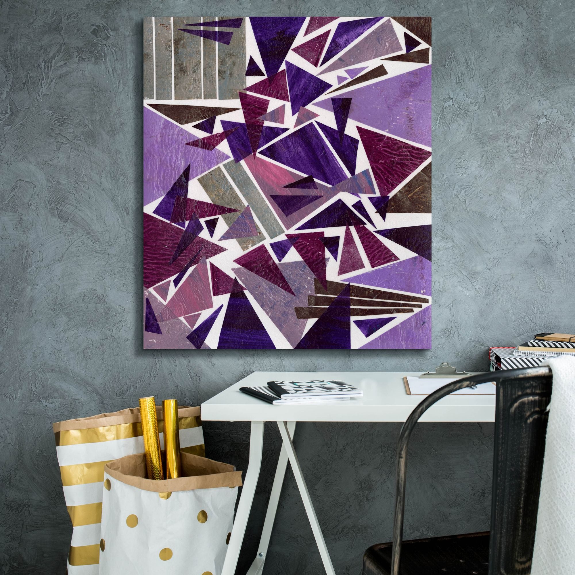 'Purple Dream I' by Regina Moore, Canvas Wall Art,26x30