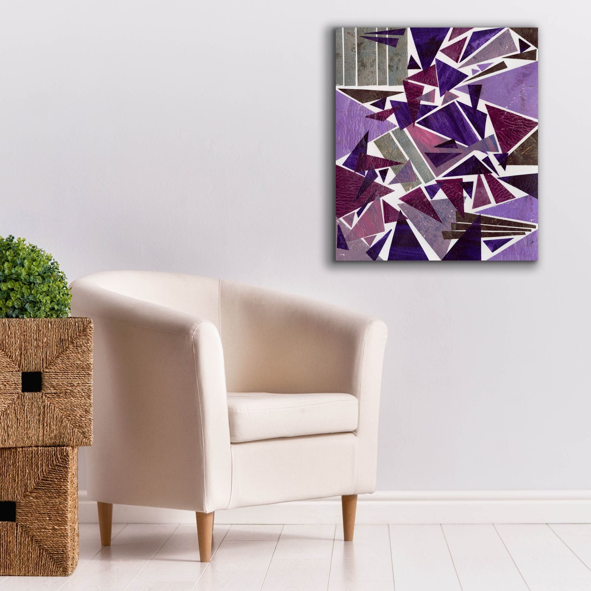 'Purple Dream I' by Regina Moore, Canvas Wall Art,26x30