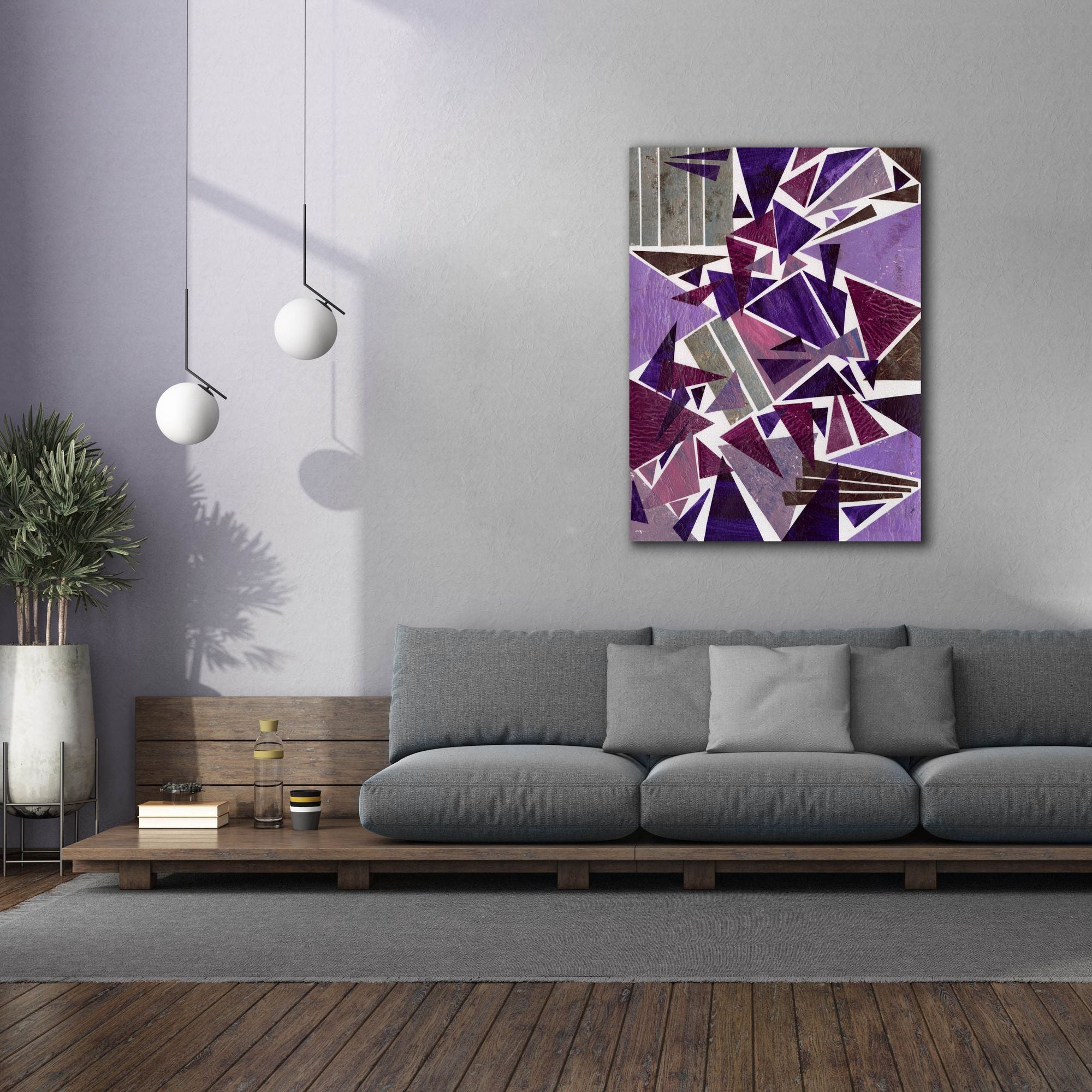 'Purple Dream I' by Regina Moore, Canvas Wall Art,40x54