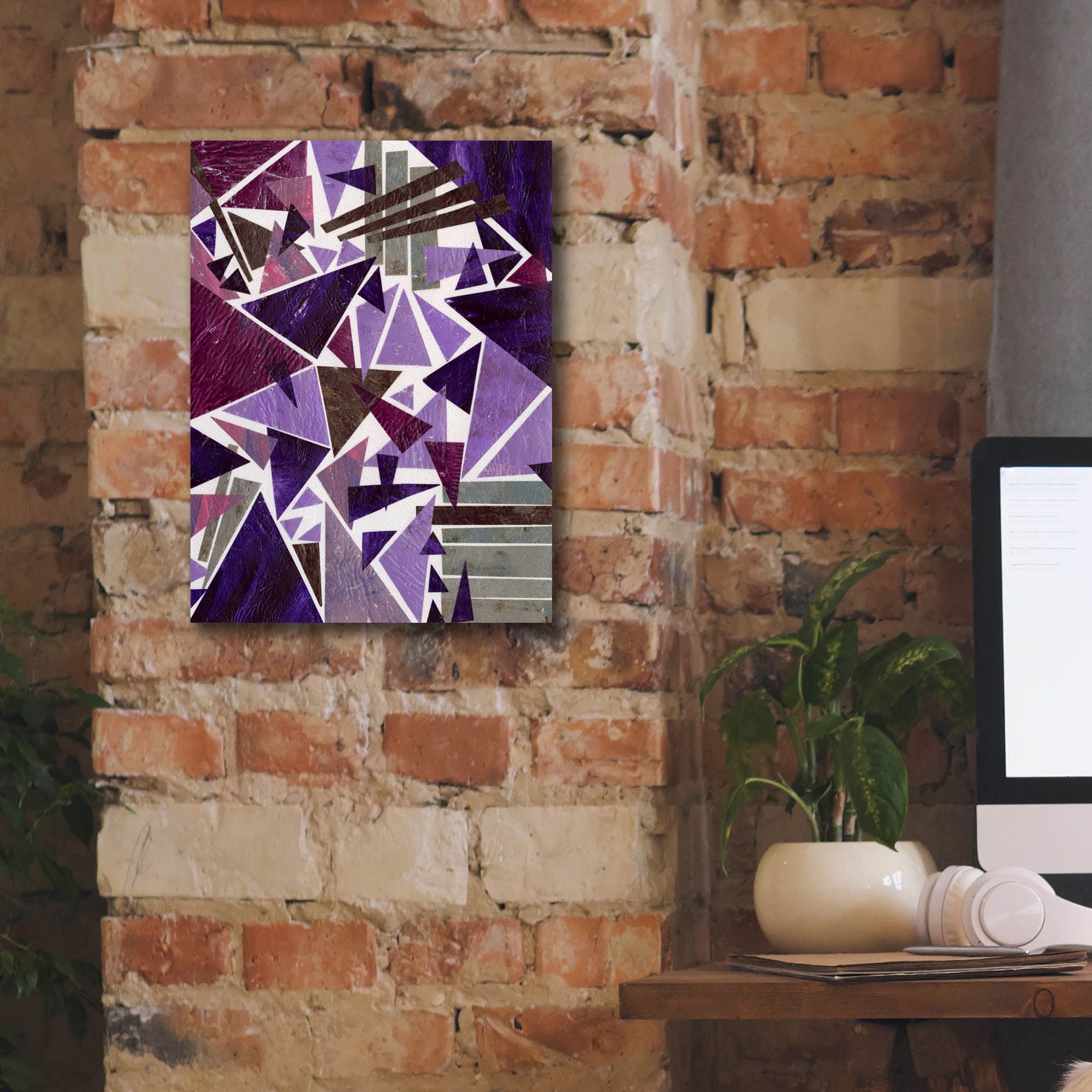 'Purple Dream II' by Regina Moore, Canvas Wall Art,12 x 16