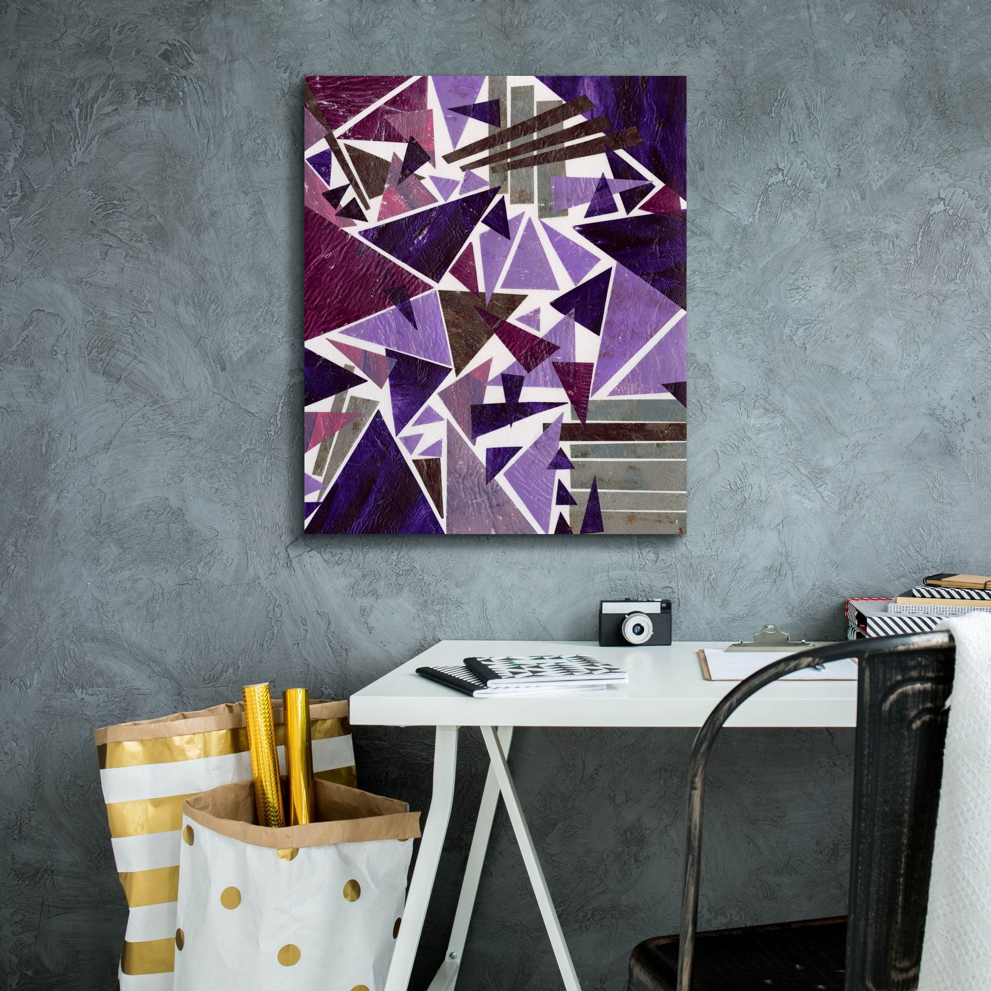 'Purple Dream II' by Regina Moore, Canvas Wall Art,20 x 24