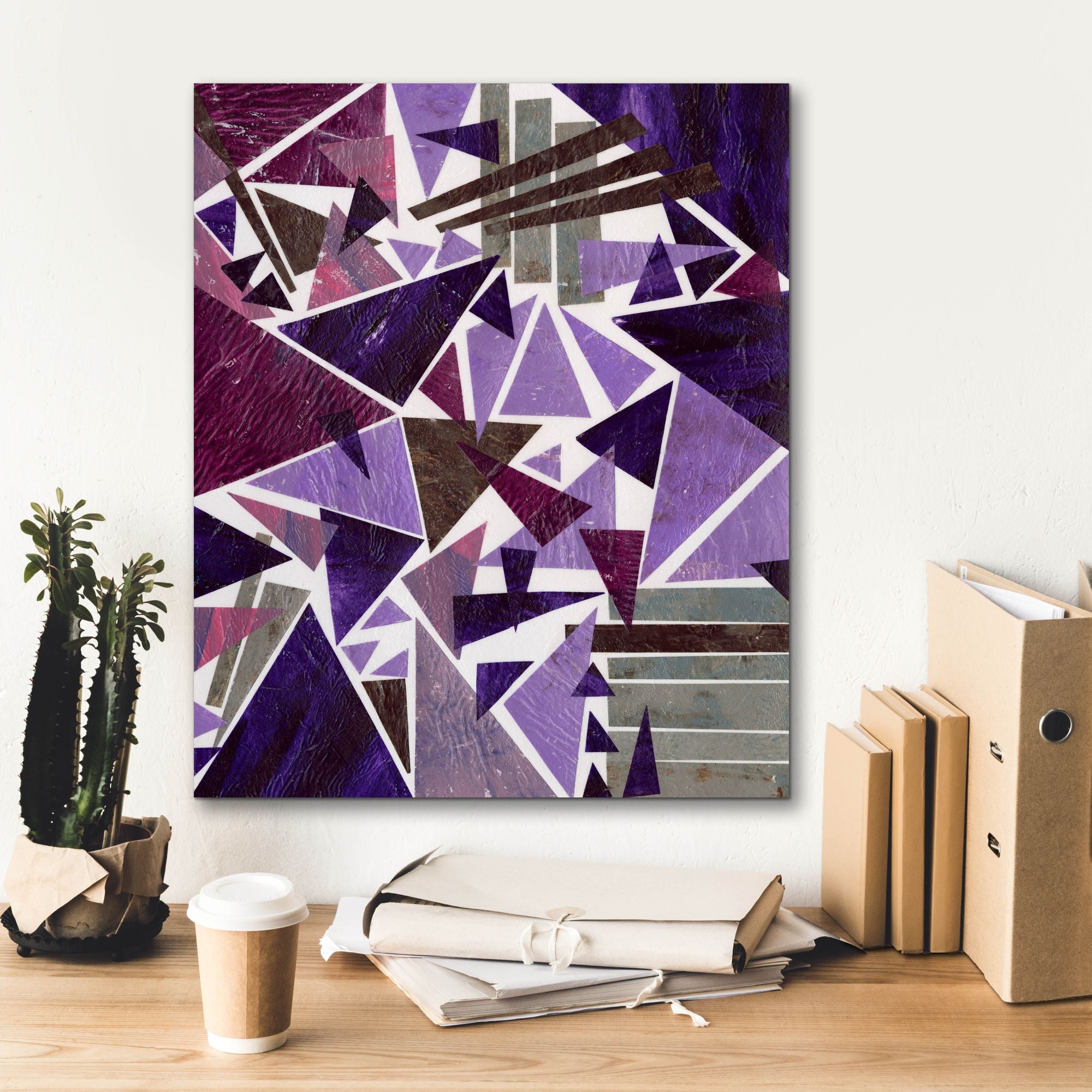 'Purple Dream II' by Regina Moore, Canvas Wall Art,20 x 24