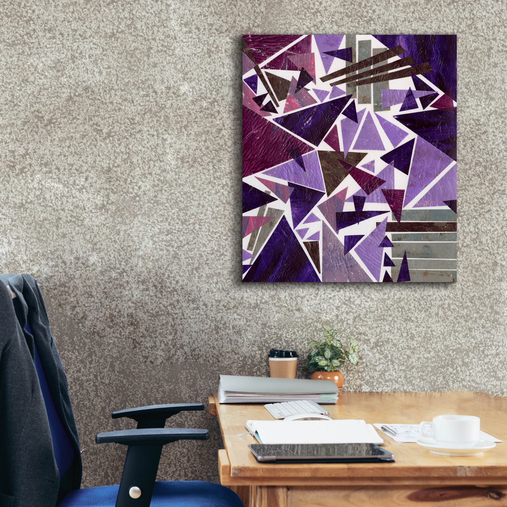 'Purple Dream II' by Regina Moore, Canvas Wall Art,26x30