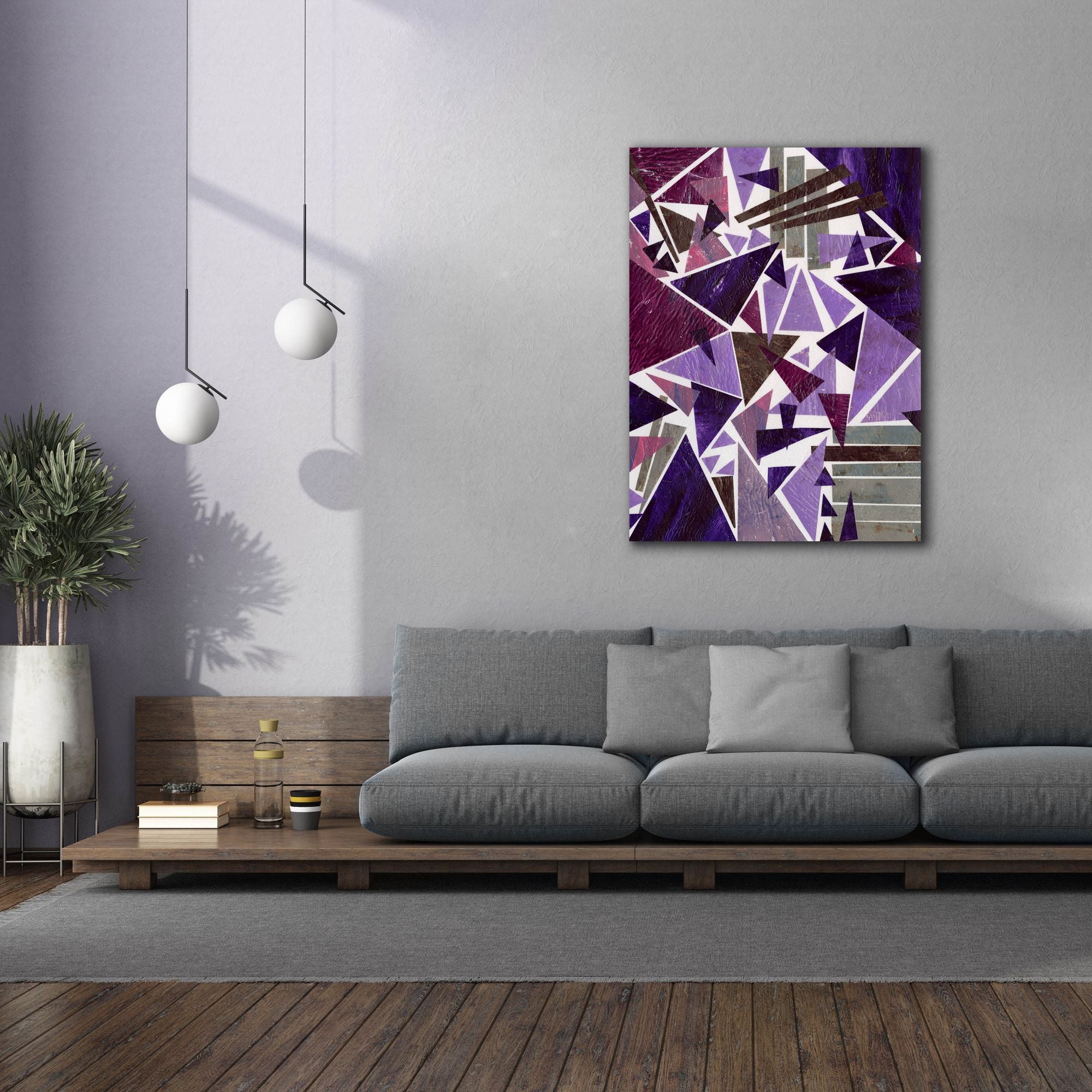 'Purple Dream II' by Regina Moore, Canvas Wall Art,40x54