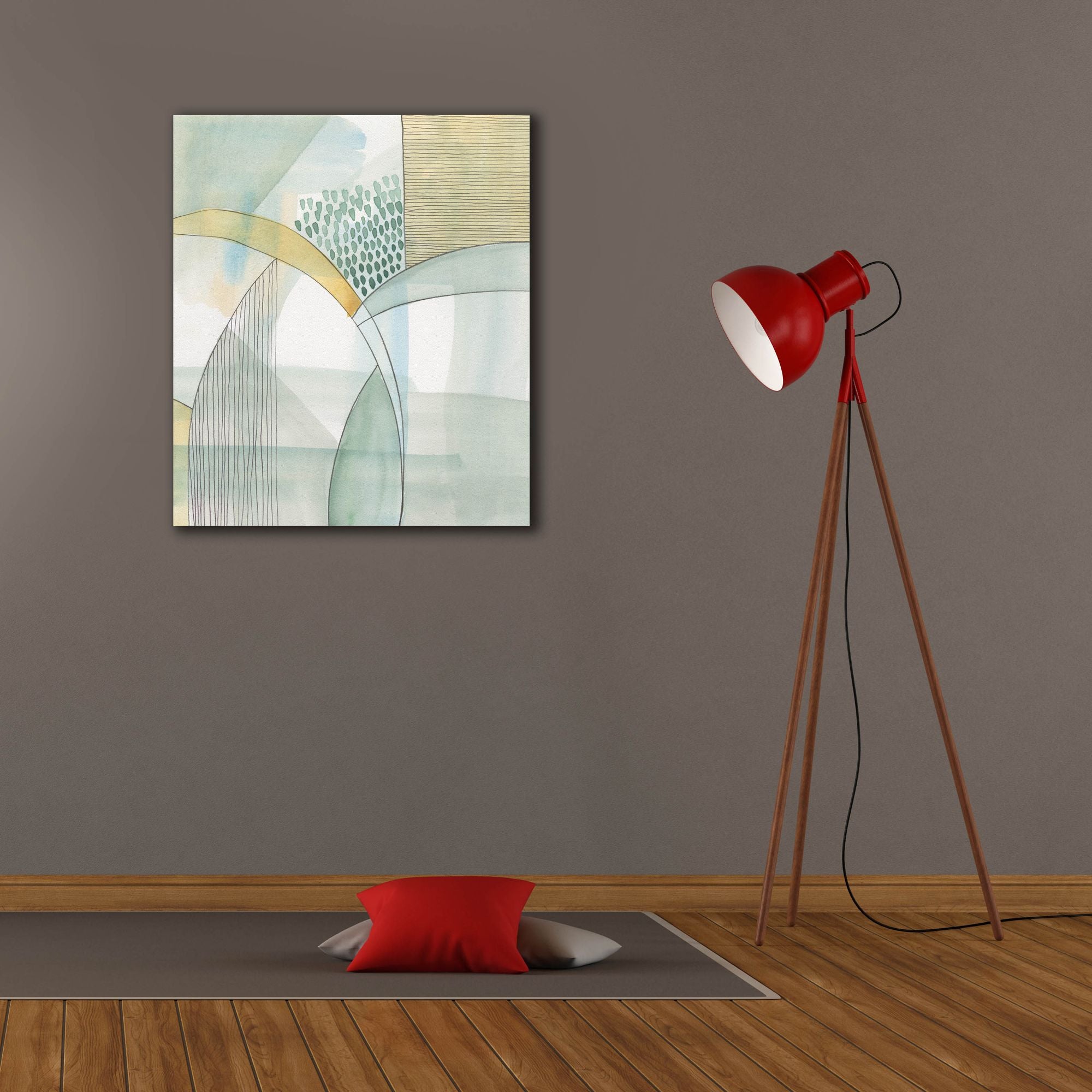 'Mint Reflection I' by Regina Moore, Canvas Wall Art,26x30