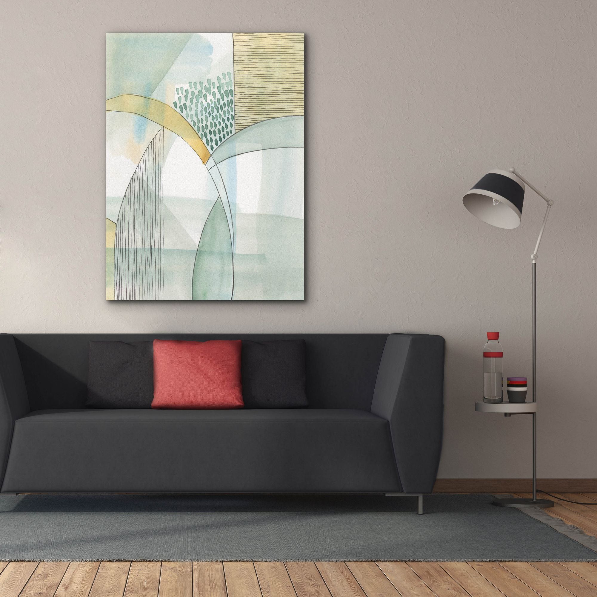 'Mint Reflection I' by Regina Moore, Canvas Wall Art,40x54