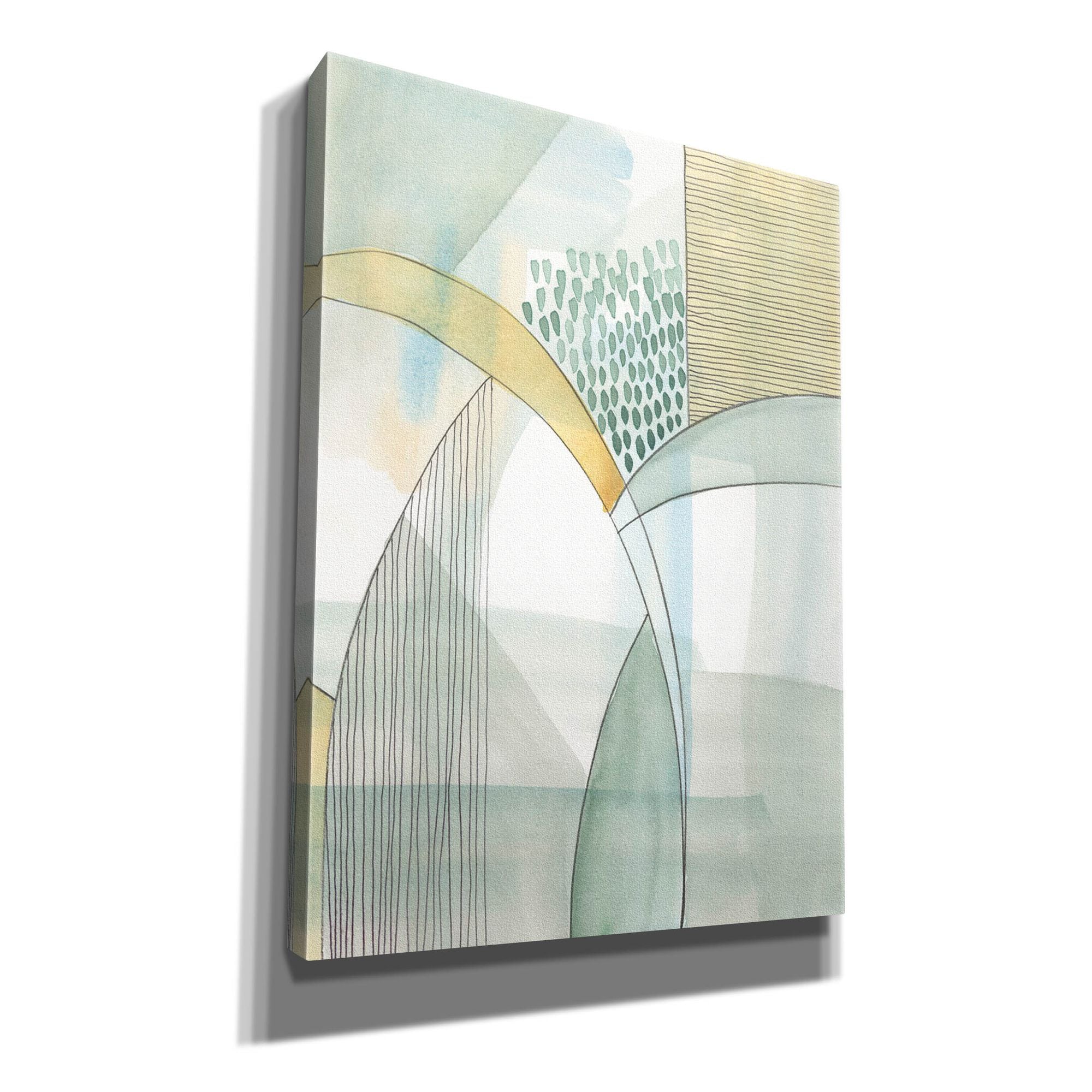 'Mint Reflection I' by Regina Moore, Canvas Wall Art