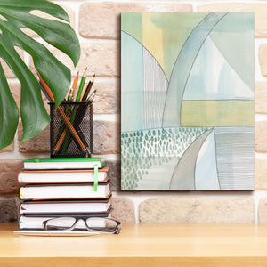 'Mint Reflection II' by Regina Moore, Canvas Wall Art,12 x 16
