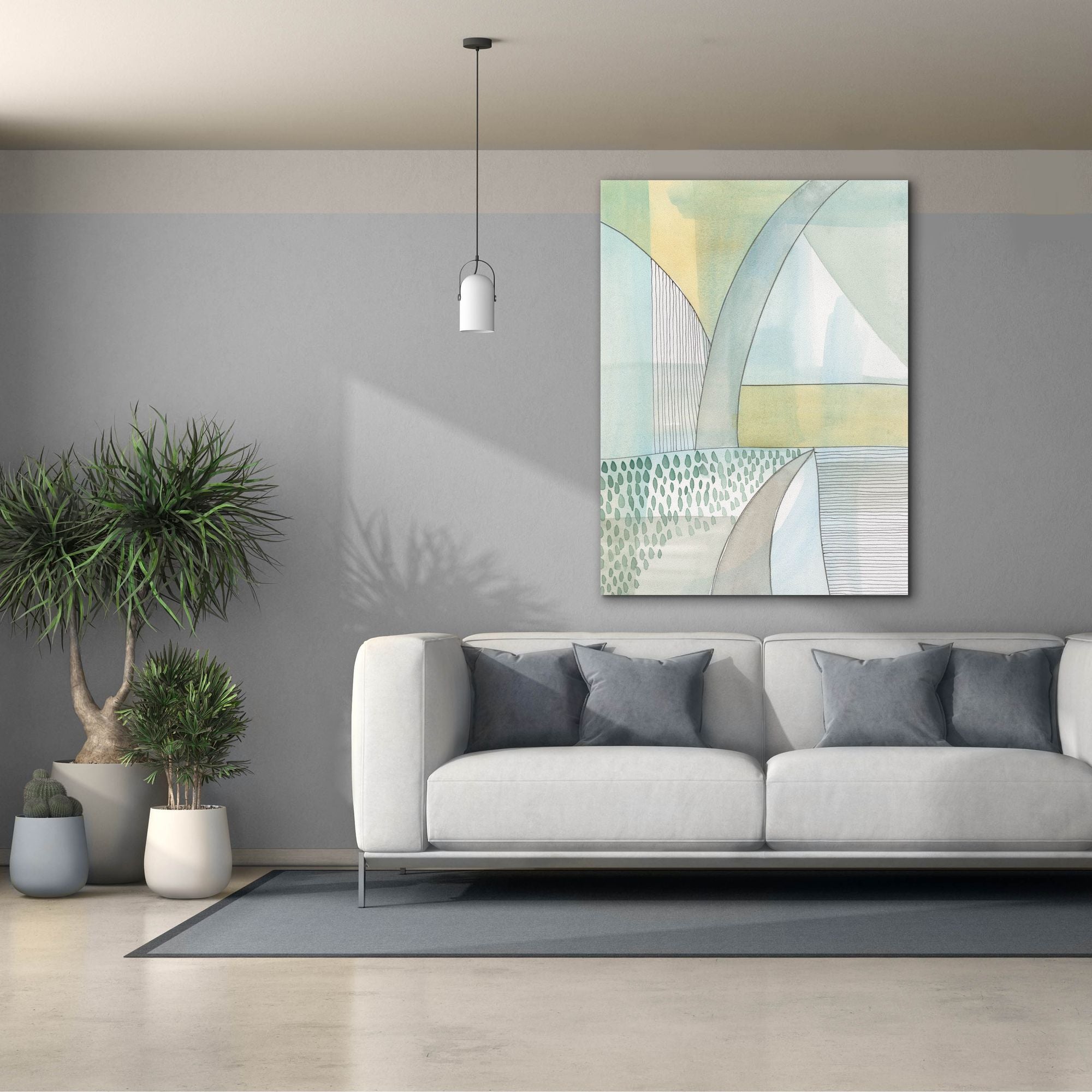 'Mint Reflection II' by Regina Moore, Canvas Wall Art,40x54