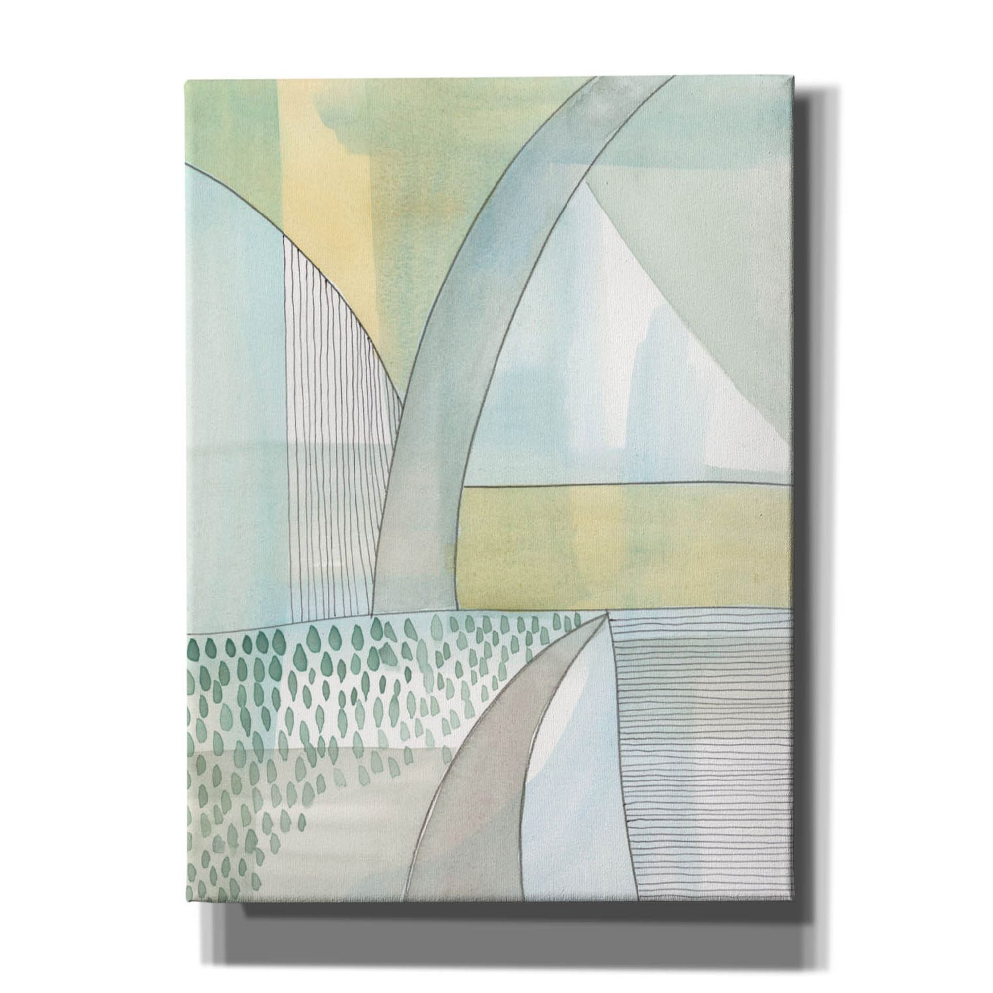 'Mint Reflection II' by Regina Moore, Canvas Wall Art