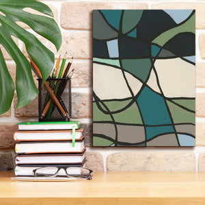'Multicolor Stained Glass I' by Regina Moore, Canvas Wall Art,12 x 16