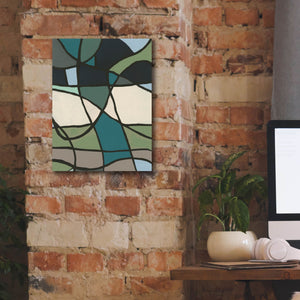 'Multicolor Stained Glass I' by Regina Moore, Canvas Wall Art,12 x 16