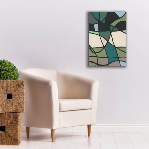 Image of 'Multicolor Stained Glass I' by Regina Moore, Canvas Wall Art,18 x 26