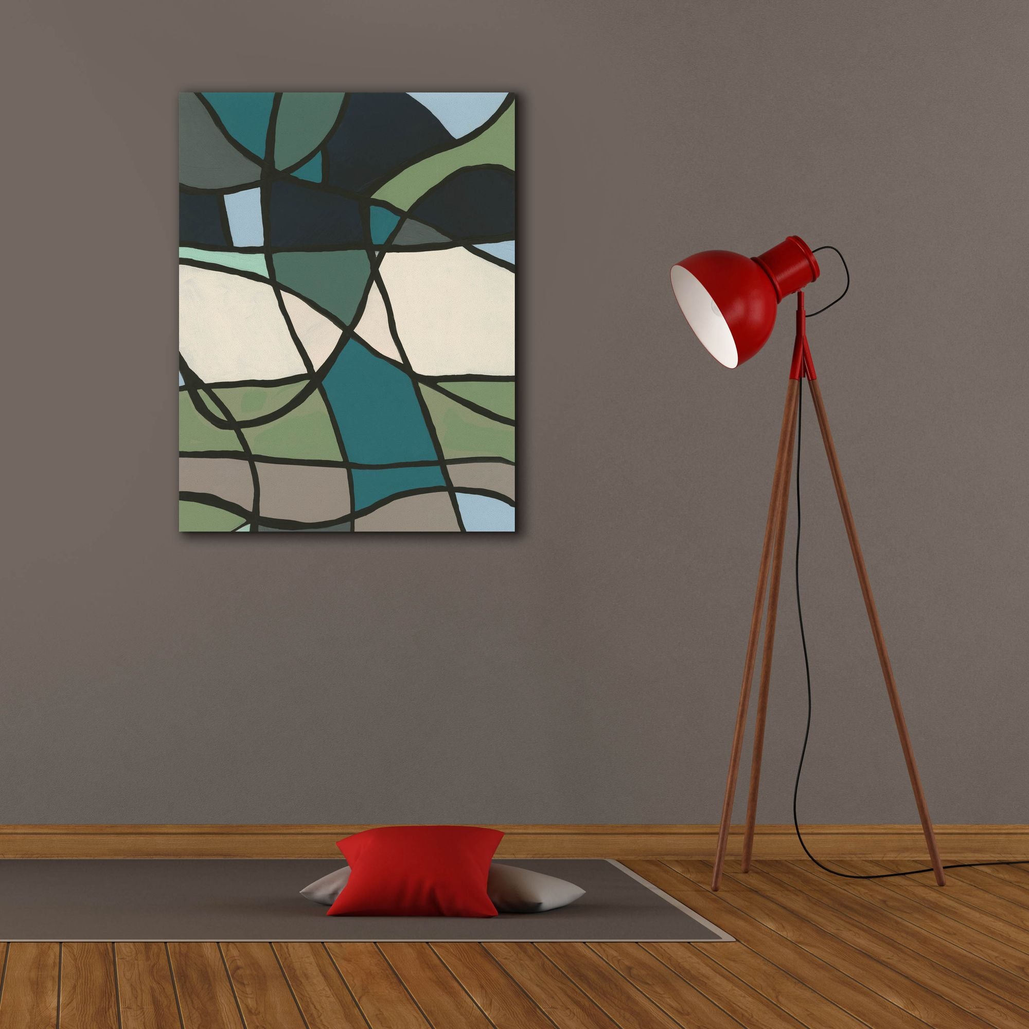 'Multicolor Stained Glass I' by Regina Moore, Canvas Wall Art,26 x 34
