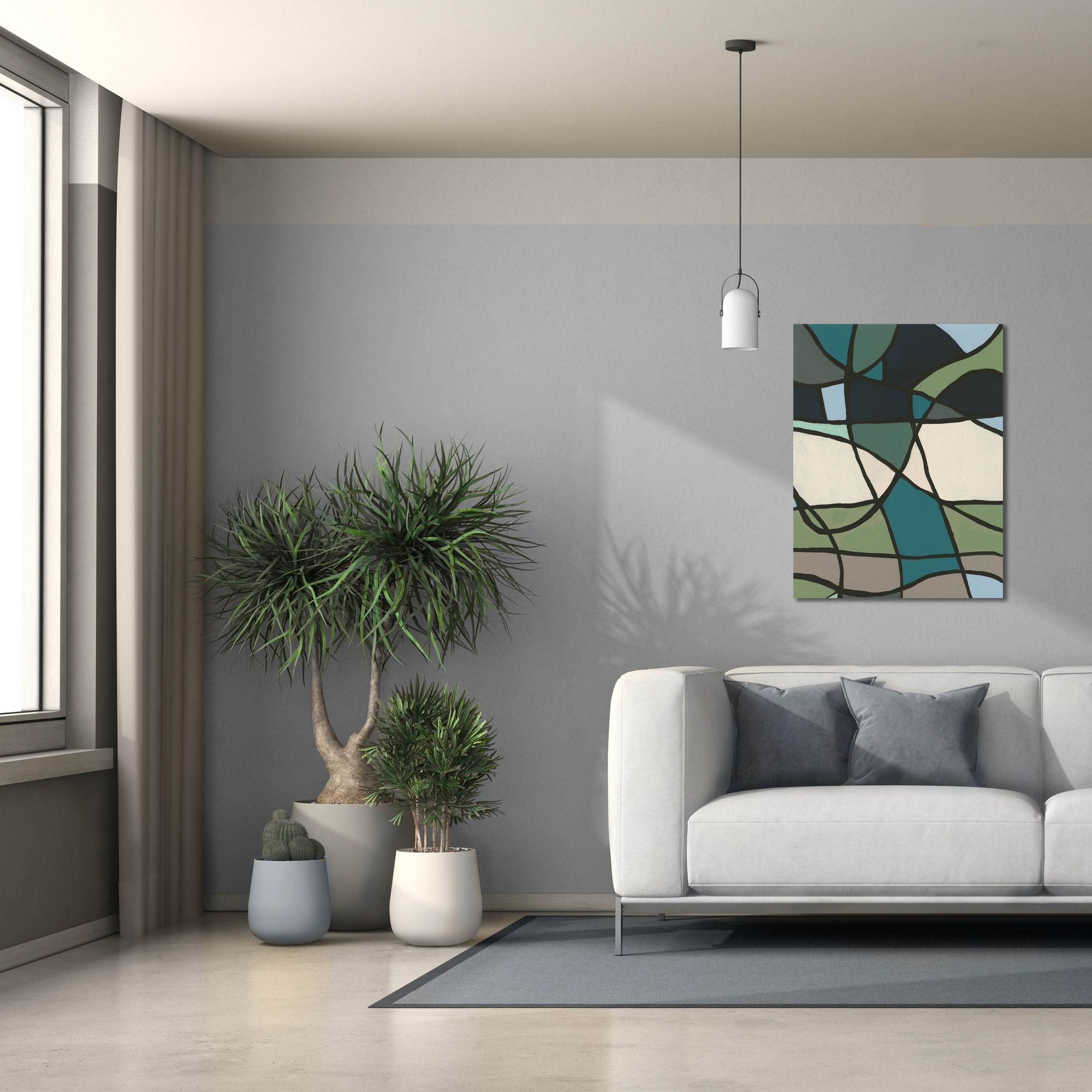 'Multicolor Stained Glass I' by Regina Moore, Canvas Wall Art,26 x 34