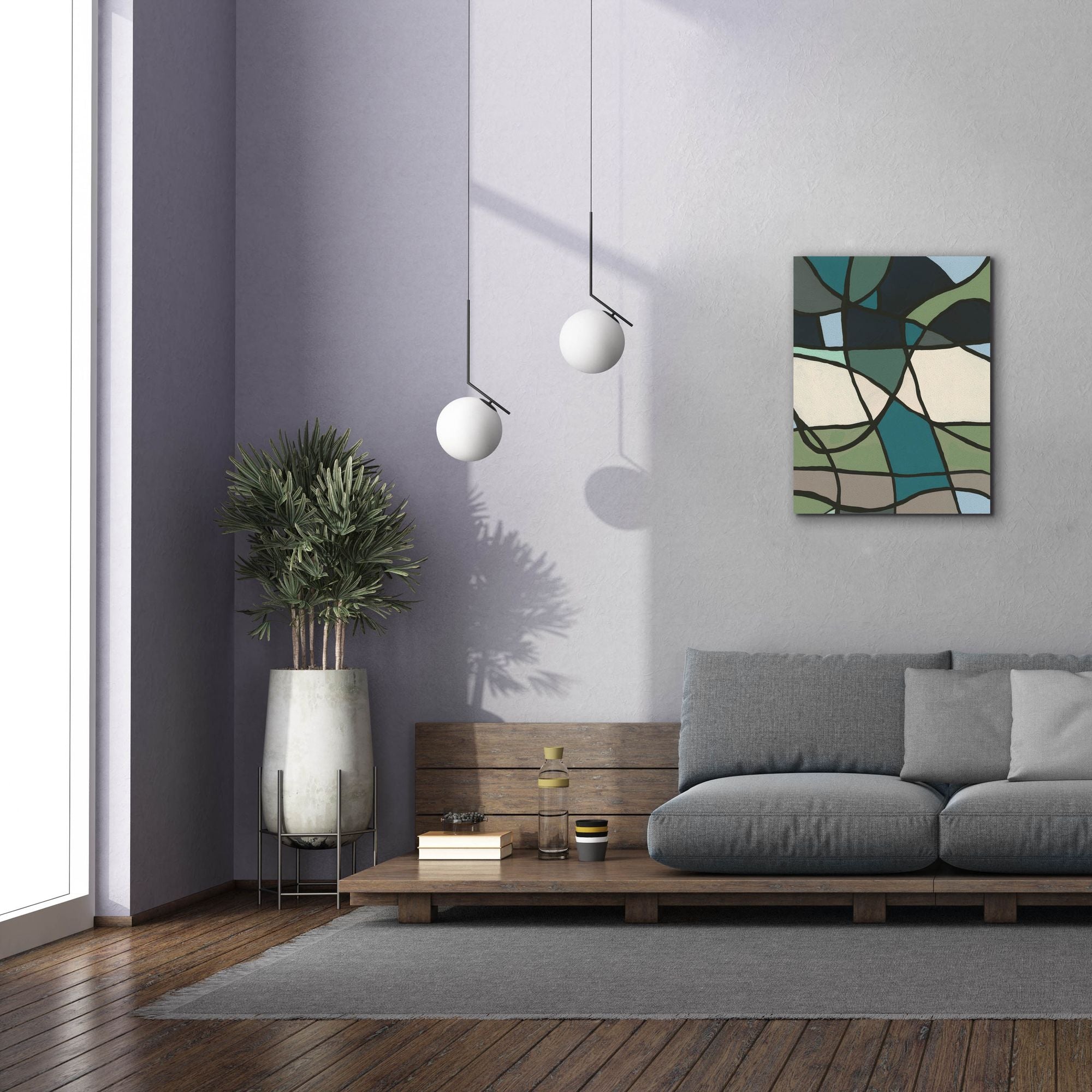 'Multicolor Stained Glass I' by Regina Moore, Canvas Wall Art,26 x 34